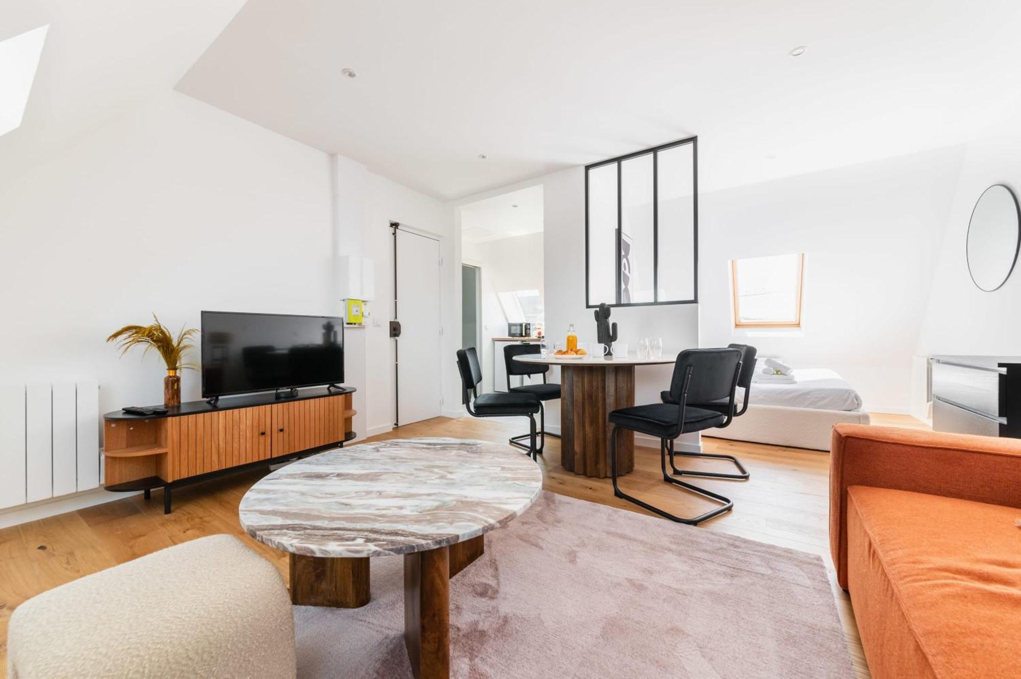 2 Pieces Refait A Neuf Dernier Etage - Paris 19 - 4P - Flat-Guest 아파트 외부 사진